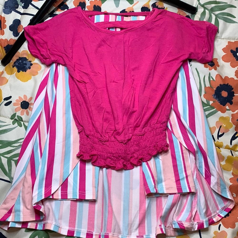 Pink Velvet Girls 3T two piece set. Brand New With Tags